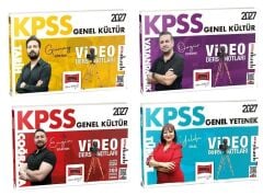 Yargı 2027 KPSS Tarih + Coğrafya + Vatandaşlık + Türkçe Video Ders Notları 4 lü Set Yargı Yayınları
