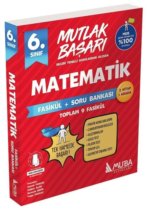 Muba 6. Sınıf Matematik Mutlak Başarı Fasikül+Soru Bankası Muba Yayınları
