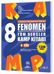 Fenomen Okul 8. Sınıf Tüm Dersler 1. Dönem Fenomen Kamp Kitabı Soru Bankası Fenomen Okul Yayınları