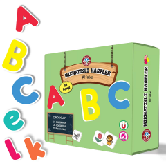 Çocuk Akademi Mıknatıslı Yapboz - Harfler Çocuk Akademi