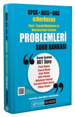 Pegem KPSS ALES DGS Sözel-Sayısal Mantık ve Muhakeme Problemleri Ezberbozan Soru Bankası Pegem Akademi Yayınları