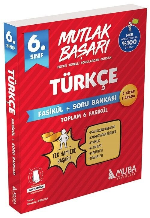 Muba 6. Sınıf Türkçe Mutlak Başarı Fasikül+Soru Bankası Muba Yayınları
