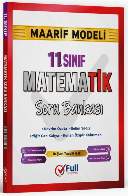 Full Matematik 11. Sınıf Matematik Maarif Modeli Soru Bankası Full Matematik Yayınları
