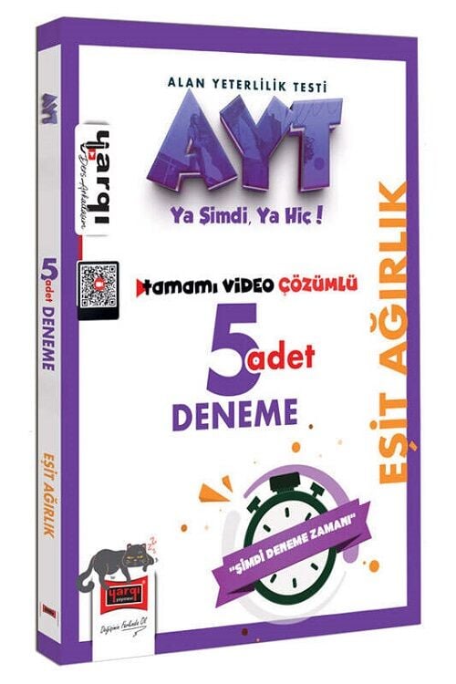 Yargı YKS AYT Eşit Ağırlık 5 Deneme Çözümlü Yargı Yayınları