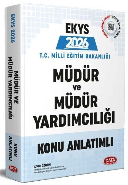Data 2026 MEB EKYS Müdür ve Yardımcılığı Konu Anlatımlı Data Yayınları