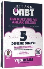 Yediiklim 2026 ÖABT MEB-AGS Din Kültürü ve Ahlak Bilgisi Öğretmenliği 5 Deneme Çözümlü - Burhan Karakışla Yediiklim Yayınları
