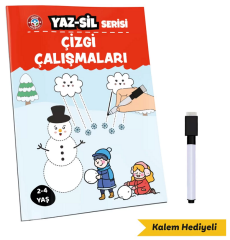 Çocuk Akademi Çizgi Çalışmaları Yaz-Sil Serisi Çocuk Akademi