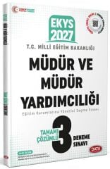 Data 2027 MEB EKYS Müdür ve Yardımcılığı 3 Deneme Çözümlü Data Yayınları