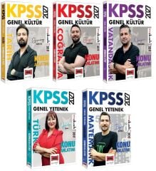 Yargı 2027 KPSS Genel Yetenek Genel Kültür Konu Anlatımı 5 li Set Yargı Yayınları