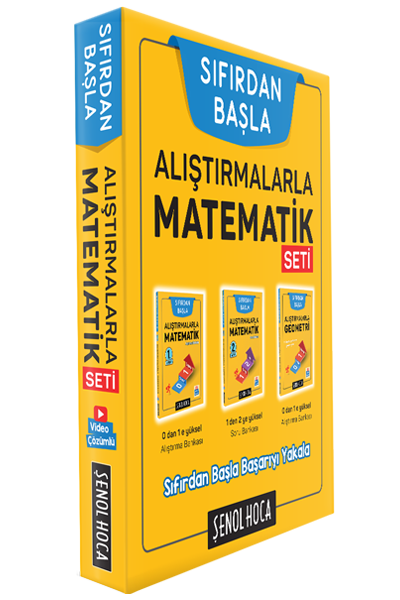 Şenol Hoca Sıfırdan Başla Alıştırmalarla Matematik Seti Şenol Hoca Yayınları