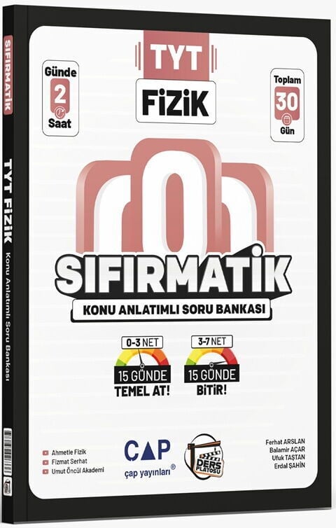 Ders Platosu YKS TYT Fizik Sıfırmatik Konu Anlatımlı Soru Bankası Ders Platosu