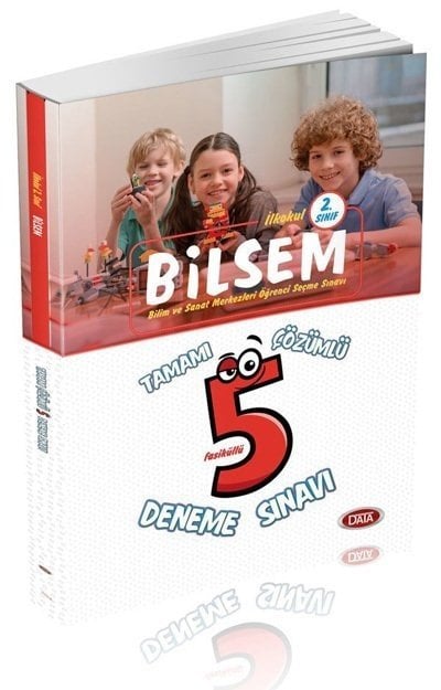Data 2. Sınıf Bilsem 5 Deneme Sınavı Çözümlü Data Yayınları