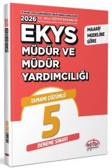 Editör 2026 MEB EKYS Müdür ve Yardımcılığı 5 Deneme Çözümlü Editör Yayınları