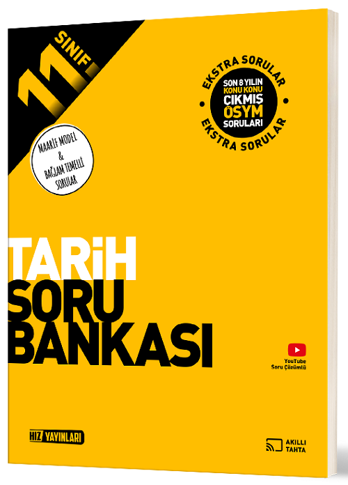 Hız Yayınları 11. Sınıf Tarih Maarif Model Soru Bankası Hız Yayınları