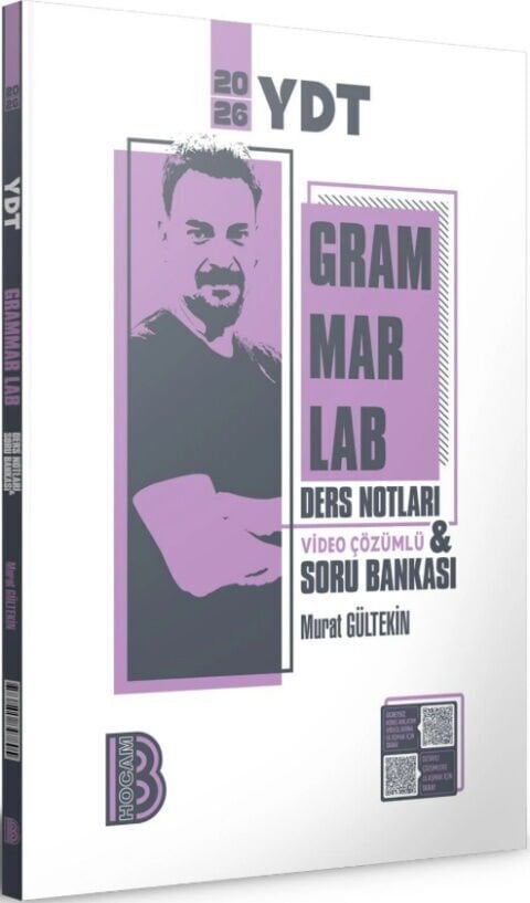 Benim Hocam 2026 YDT İngilizce Grammar Lab Ders Notları Soru Bankası Çözümlü - Murat Gültekin Benim Hocam Yayınları