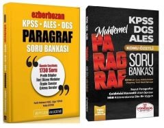 SÜPER FİYAT - Pegem + Yönerge KPSS ALES DGS Paragraf Ezberbozan Soru 2 li Set Pegem + Yönerge Yayınları