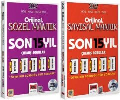 Yargı 2027 KPSS MEB-AGS ALES DGS Sözel + Sayısal Mantık Orijinal Çıkmış Sorular Son 15 Yıl 2 li Set Yargı Yayınları