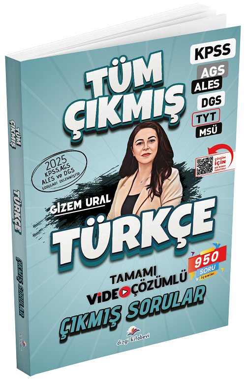 Dizgi 2026 KPSS MEB-AGS ALES DGS TYT MSÜ Türkçe Çıkmış Sorular - Gizem Ural Dizgi Kitap