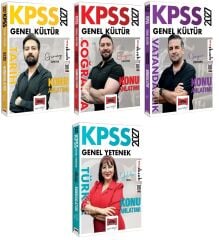 Yargı 2027 KPSS Tarih + Coğrafya + Vatandaşlık + Türkçe Konu Anlatımı 4 lü Set Yargı Yayınları