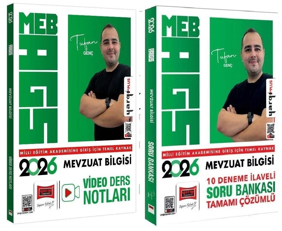 Yargı 2026 MEB-AGS Mevzuat Bilgisi Video Ders Notları + Soru Bankası 2 li Set - Tufan Genç Yargı Yayınları