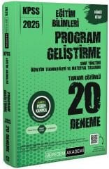 Pegem 2025 KPSS Eğitim Bilimleri Program Geliştirme 20 Deneme Çözümlü Pegem Akademi Yayınları