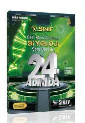 Sınav 10. Sınıf 24 Adımda Biyoloji Özel Konu Anlatımlı Soru Bankası Sınav Yayınları
