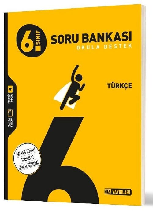 Hız Yayınları 6. Sınıf Türkçe Soru Bankası Hız Yayınları
