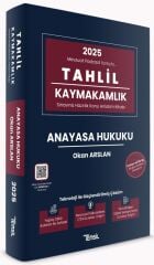 Temsil 2025 TAHLİL Kaymakamlık Anayasa Hukuku Konu Anlatımı - Okan Arslan Temsil Yayınları