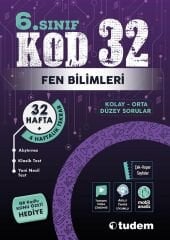Tudem 6. Sınıf Fen Bilimleri Kod 32 Tekrar Testleri Tudem Yayınları