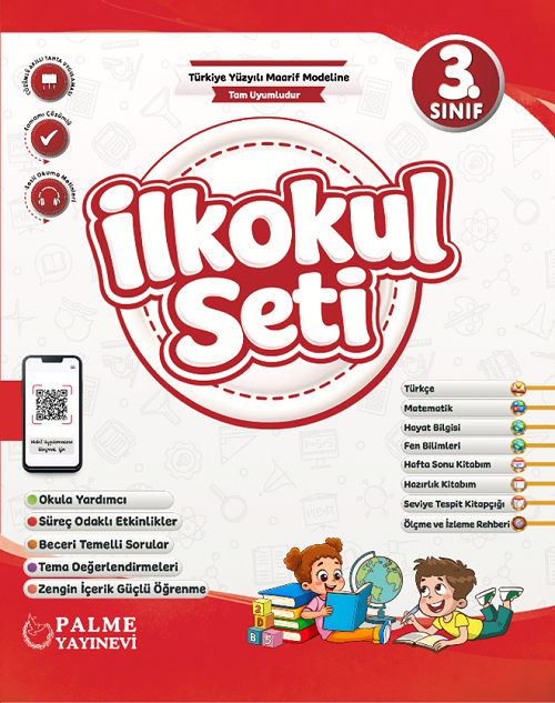 Palme 3. Sınıf İlkokul Seti Maarif Modele Tam Uyumlu Palme Yayınları