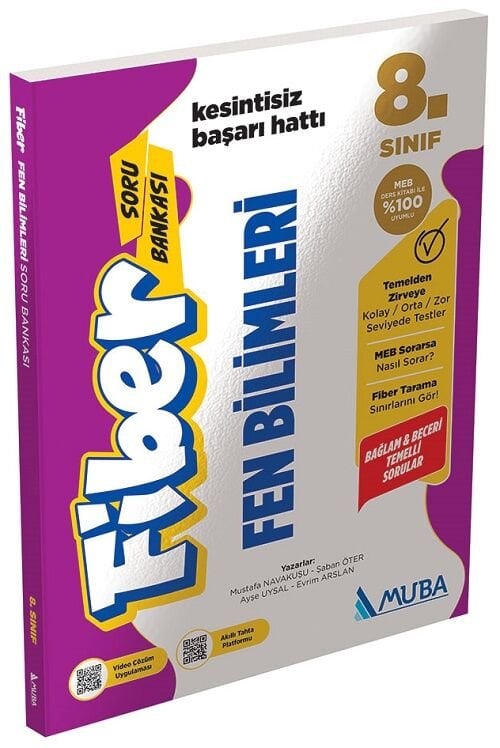 Muba 8. Sınıf Fen Bilimleri Fiber Soru Bankası Muba Yayınları