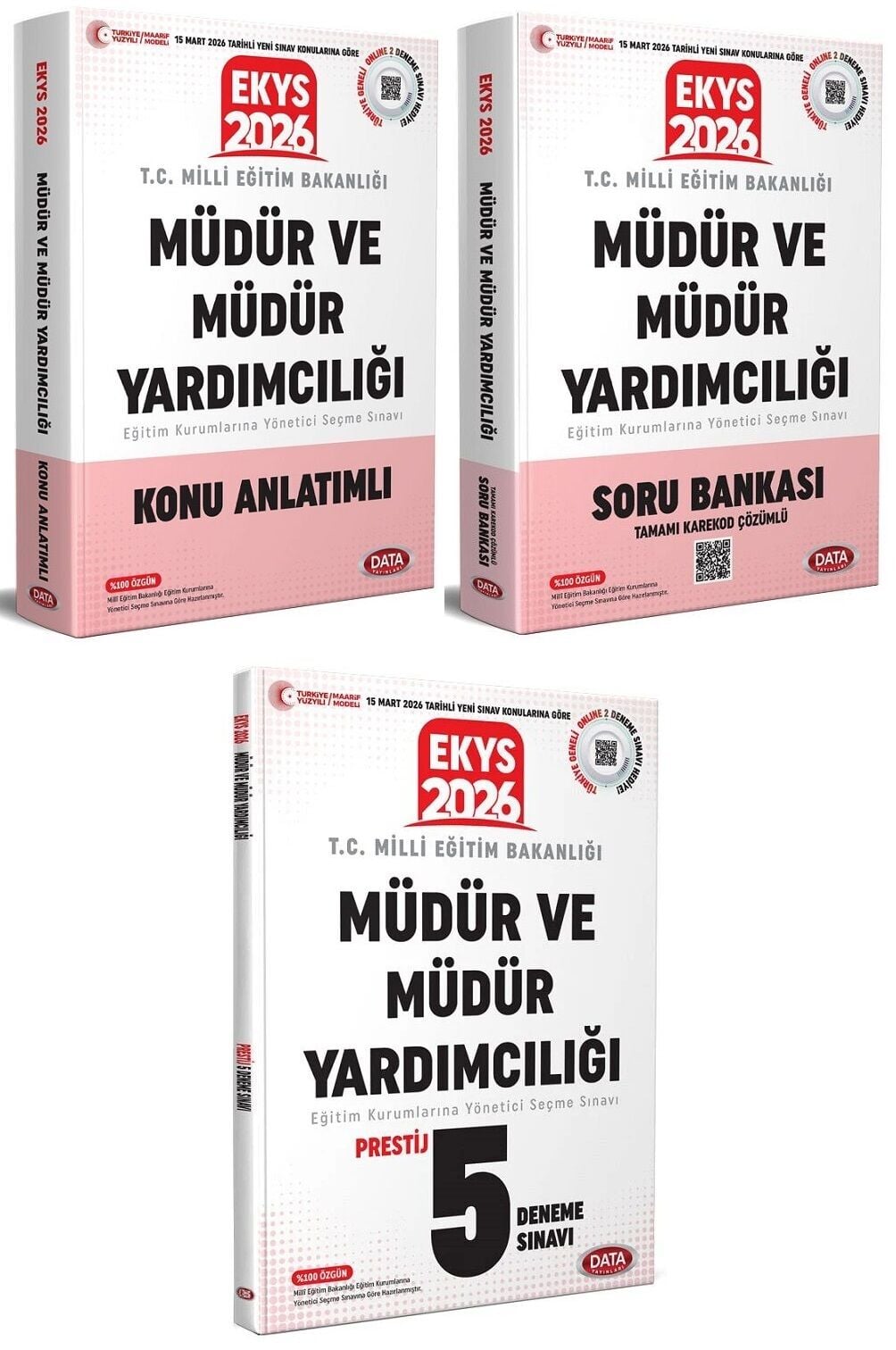 Data 2026 MEB EKYS Müdür ve Yardımcılığı Konu + Soru + 5 Deneme 3 lü Set Data Yayınları