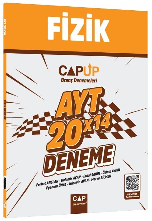 Çap Yayınları YKS AYT Fizik 20x14 UP Deneme Çözümlü Çap Yayınları