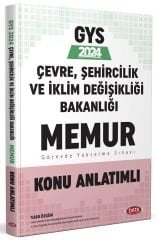 Data 2024 GYS Çevre, Şehircilik ve İklim Değişikliği Bakanlığı Memur Konu Anlatımlı Görevde Yükselme Data Yayınları