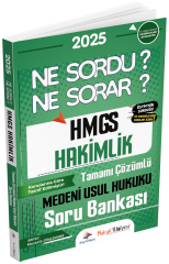 Dizgi Kitap 2025 Hukuk Atölyesi HMGS Hakimlik Medeni Usul Hukuku Ne Sordu Ne Sorar Soru Bankası Çözümlü - Mustafa Dinçdemir Dizgi Kitap