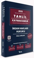 Temsil 2025 TAHLİL Kaymakamlık İnsan Hakları Hukuku Konu Anlatımı - Okan Arslan Temsil Yayınları