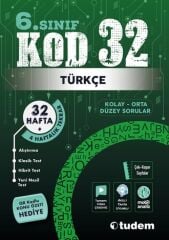 Tudem 6. Sınıf Türkçe Kod 32 Tekrar Testleri Tudem Yayınları
