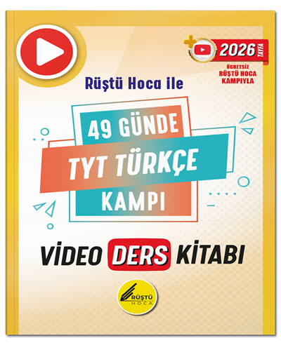 Rüştü Hoca 2026 YKS TYT 49 Günde Türkçe Kampı Video Ders Notları - Rüştü Bayındır Rüştü Hoca