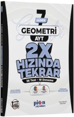 Pion YKS AYT Geometri 7 Günde 2x Hızında Tekrar Pion Yayınları