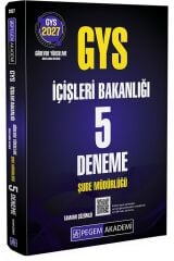 Pegem 2027 GYS İçişleri Bakanlığı Şube Müdürlüğü 5 Deneme Çözümlü Görevde Yükselme Pegem Akademi Yayınları