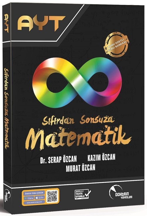 Doktrin YKS AYT Sıfırdan Sonsuza Matematik Konu Özetli Soru Bankası Video Çözümlü - Kazım Özcan Doktrin Yayınları