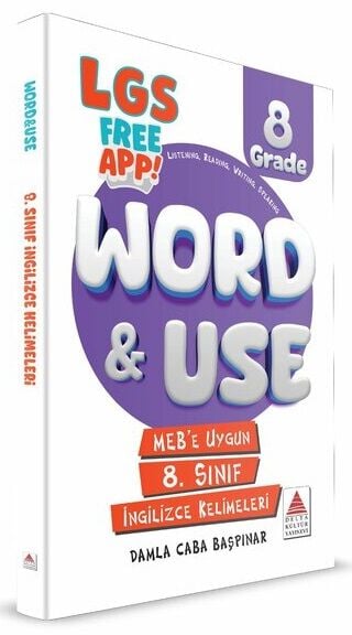 Delta Kültür 8. Sınıf LGS İngilizce Kelimeleri Delta Kültür Yayınları