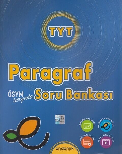 Endemik YKS TYT Paragraf Soru Bankası Endemik Yayınları