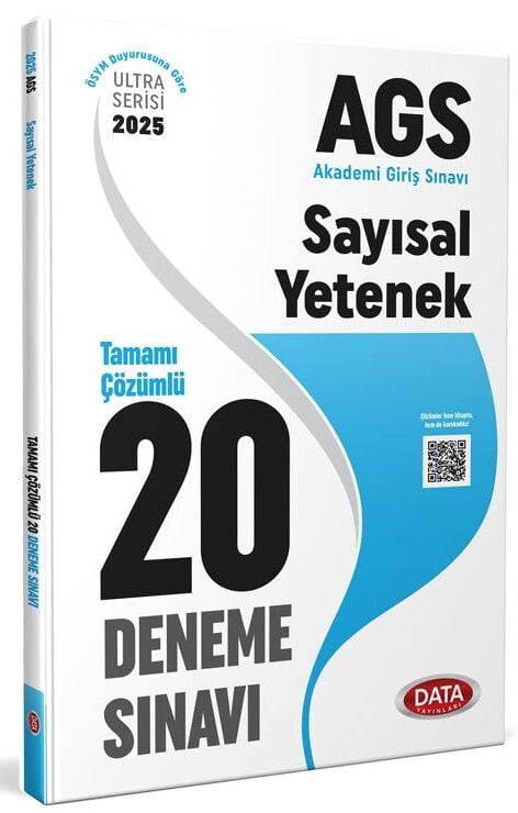 SÜPER FİYAT - Data 2025 MEB-AGS Sayısal Yetenek 20 Deneme Çözümlü Ultra Serisi Data Yayınları