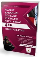 Pelikan GYS Adalet Bakanlığı Şef Konu Anlatımı Görevde Yükselme - M. Sami Sönmez Pelikan Yayınevi