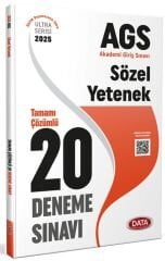 Data 2025 MEB-AGS Sözel Yetenek 22 Deneme Çözümlü Ultra Serisi Data Yayınları