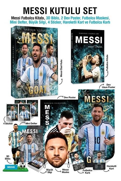 Sahanın Yıldızları - Messi Kutulu Set Parodi Yayınları