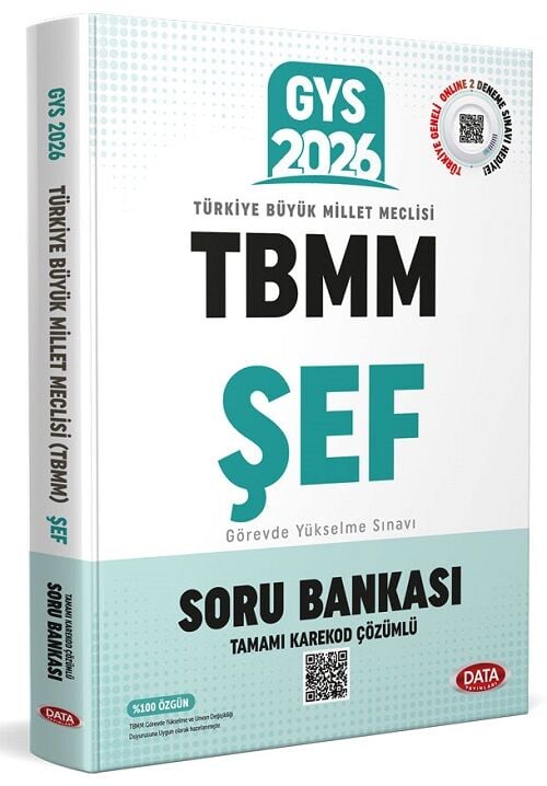 Data 2025 GYS TBMM Şef Soru Bankası Çözümlü Görevde Yükselme Data Yayınları