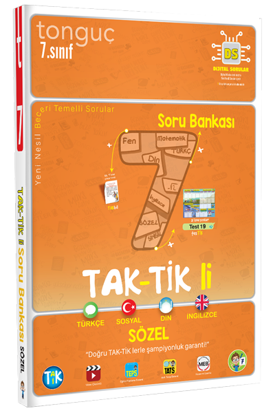 Tonguç 7. Sınıf Sözel Taktikli Soru Bankası Tonguç Akademi