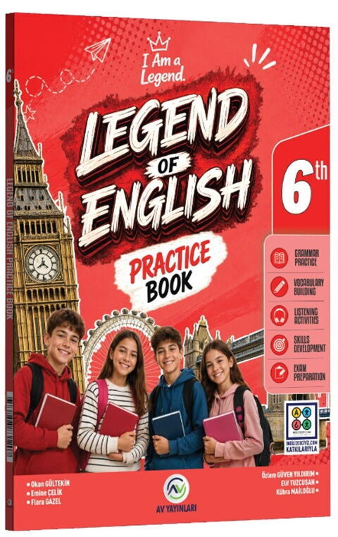 Av Yayınları 6. Sınıf İngilizce Legend Of English Practice Book Av